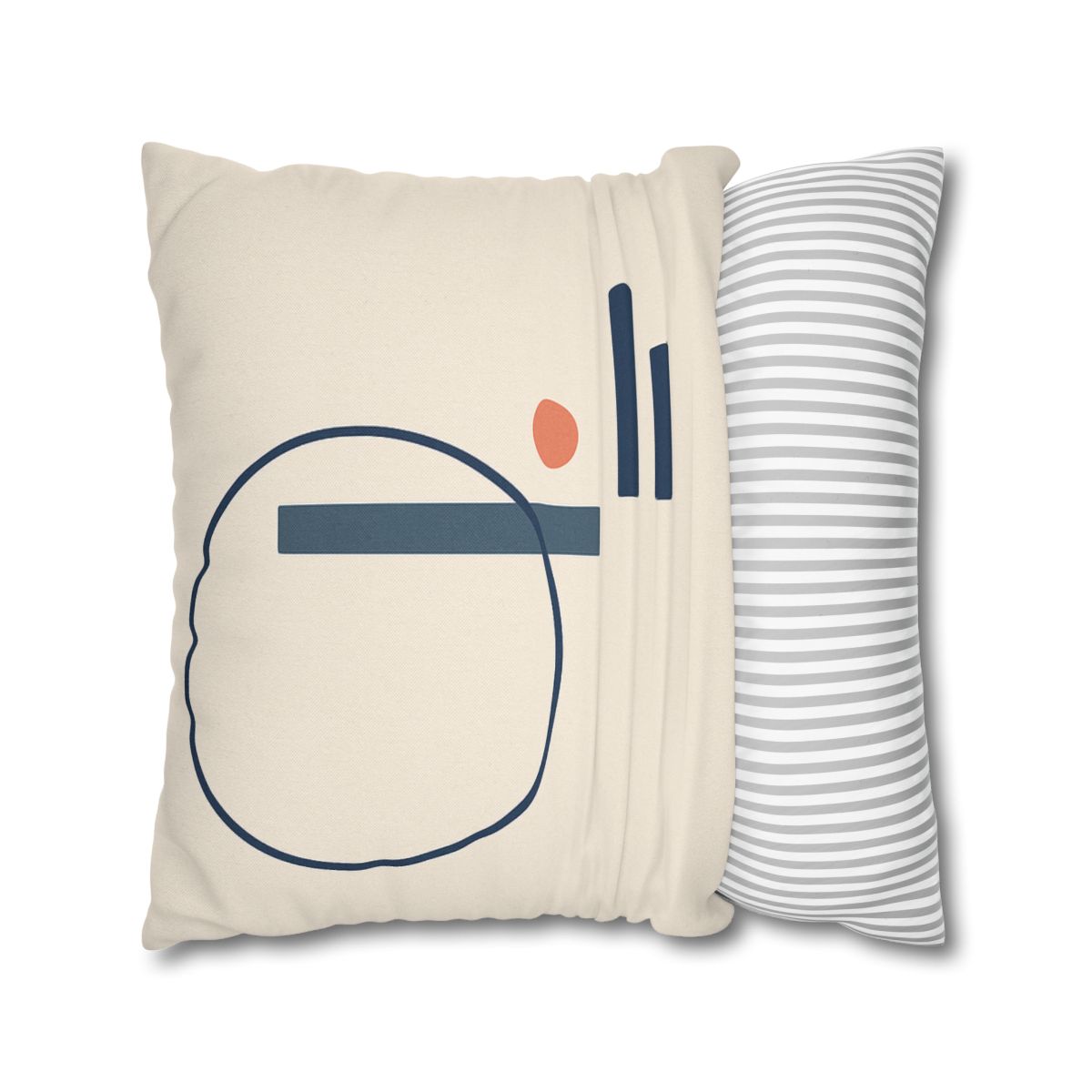 Quiet Orbit With Split Bars soft cotton pillow cases