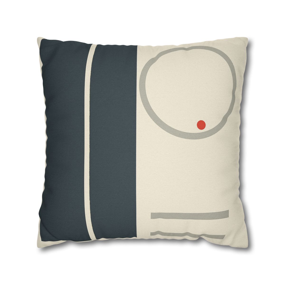 Split Rectangle With Floating Ring stylish decorative pillowcases