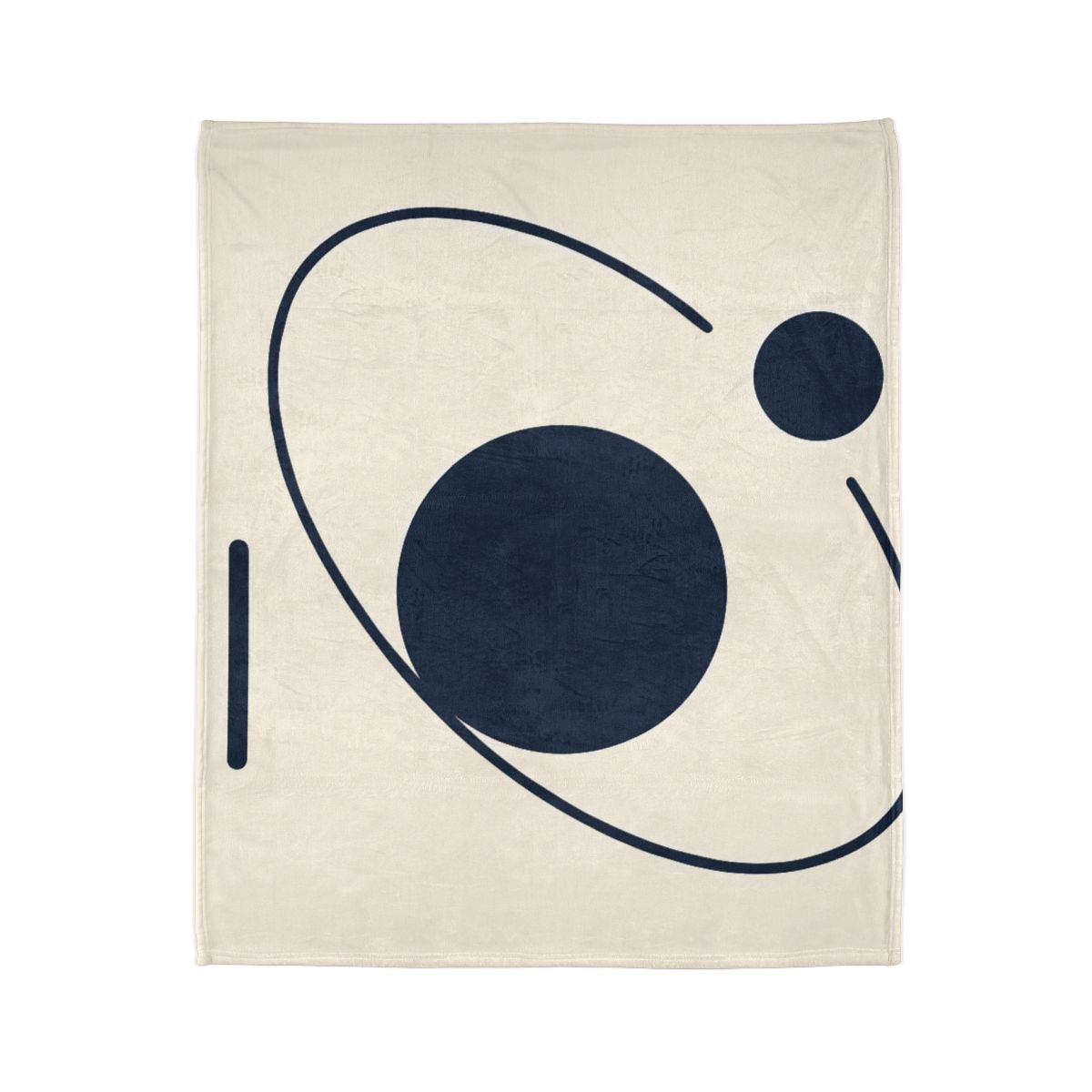 Orbit Arc And Twin Discs designer printed blankets