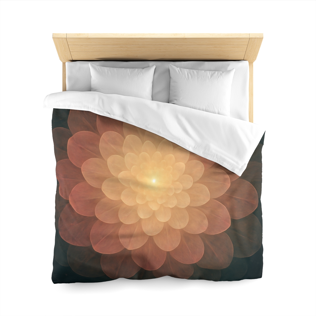 Celestial Petal Halo personalized bedding duvets