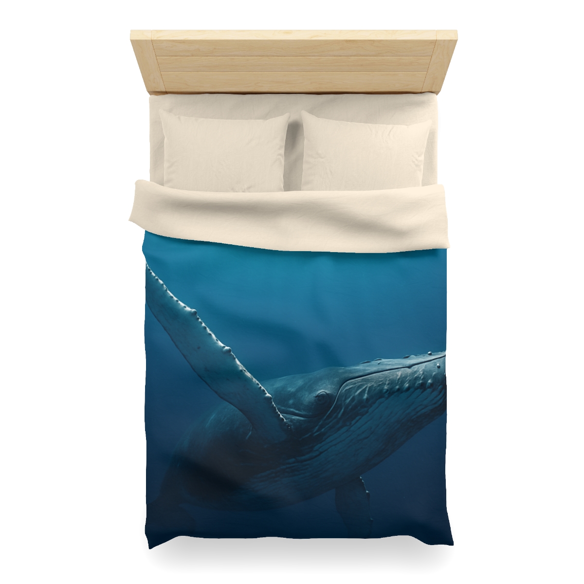 Nebula Dive Humpback Whale unique patterned duvets