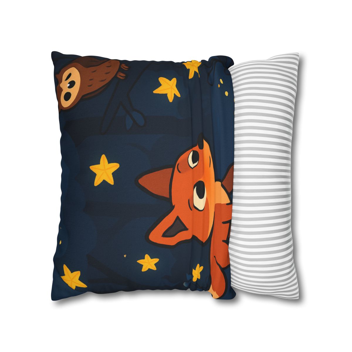 Cosmic Forest Fox personalized pillow covers