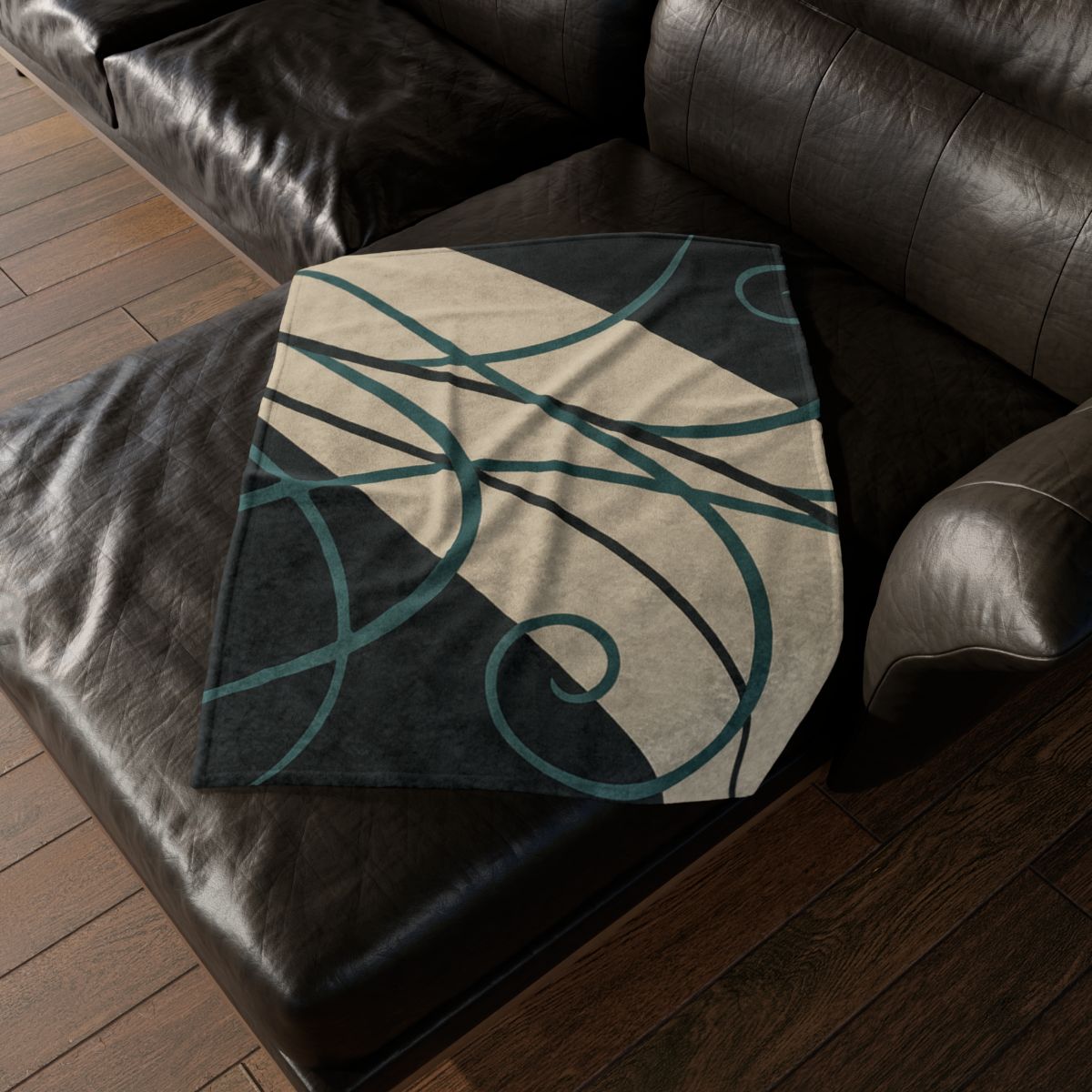 Tendril Motion Study stylish throw blankets
