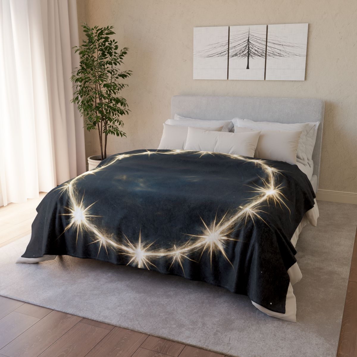 Starburst Mirage Ring stylish throw blankets