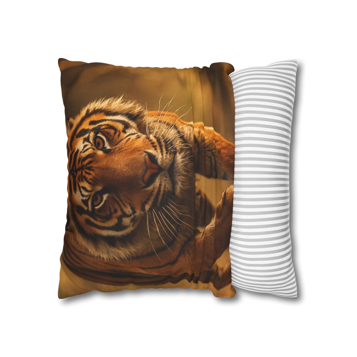 Crimson Stride Tiger custom pillow cases