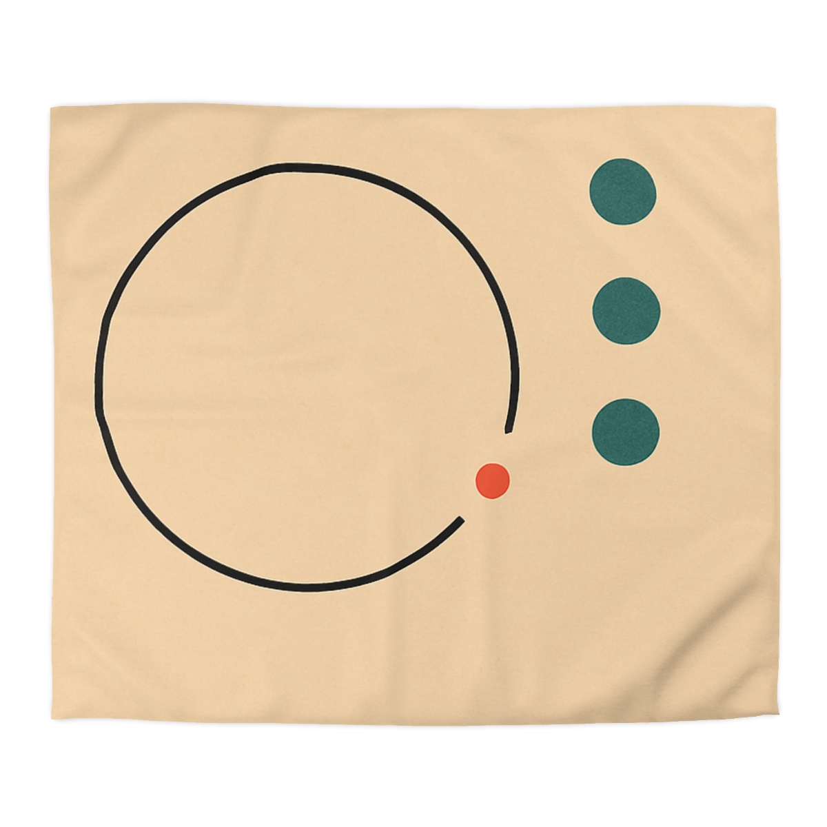 Broken Ring With Offset Triplet soft comforter duvets