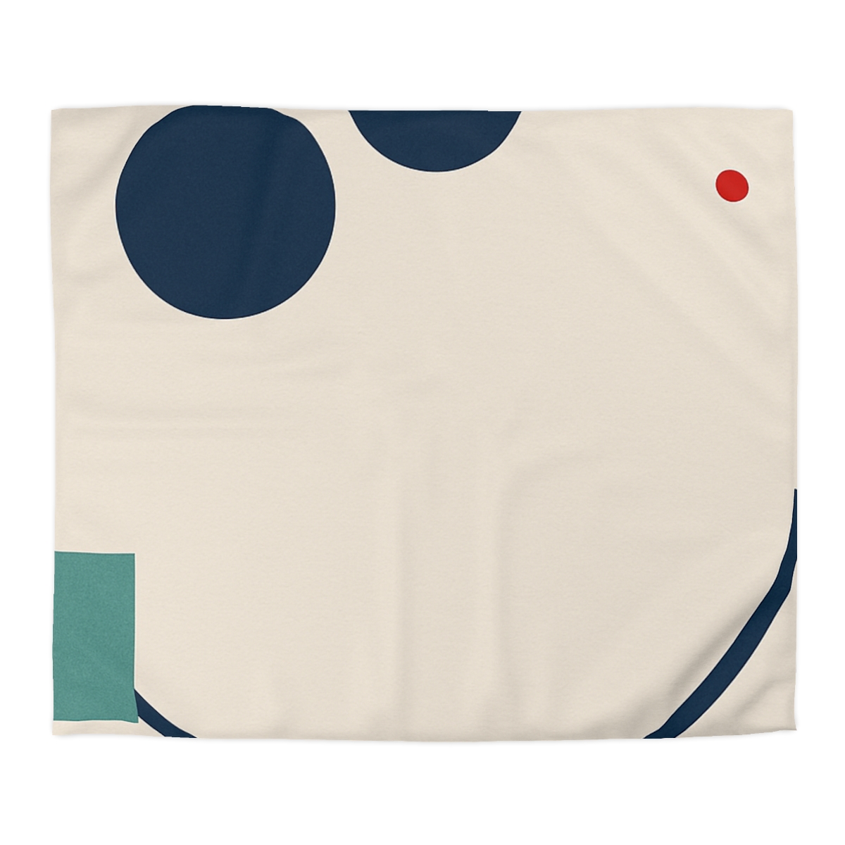 Staggered Arc With Three Points designer printed duvets