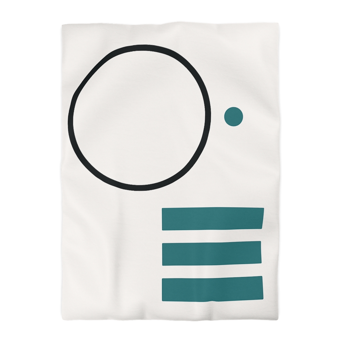 Orbiting Bars And Hollow Circle trendy bedroom duvets