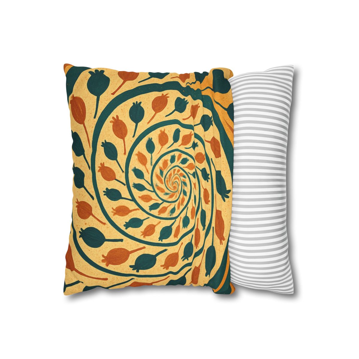 Spiral Seed Chorus designer print pillow cases