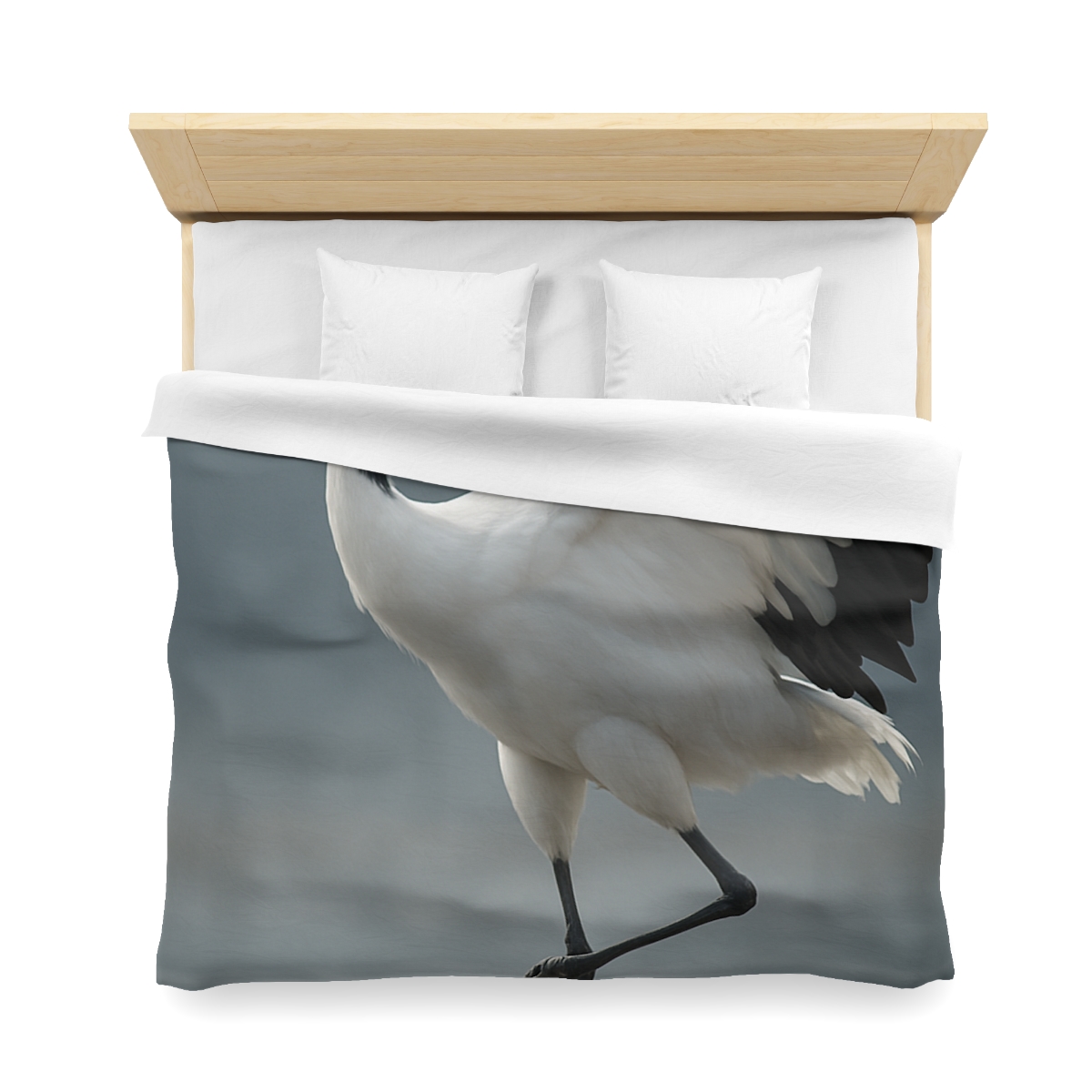 Mist Dancer Red Crowned Crane trendy bedroom duvets