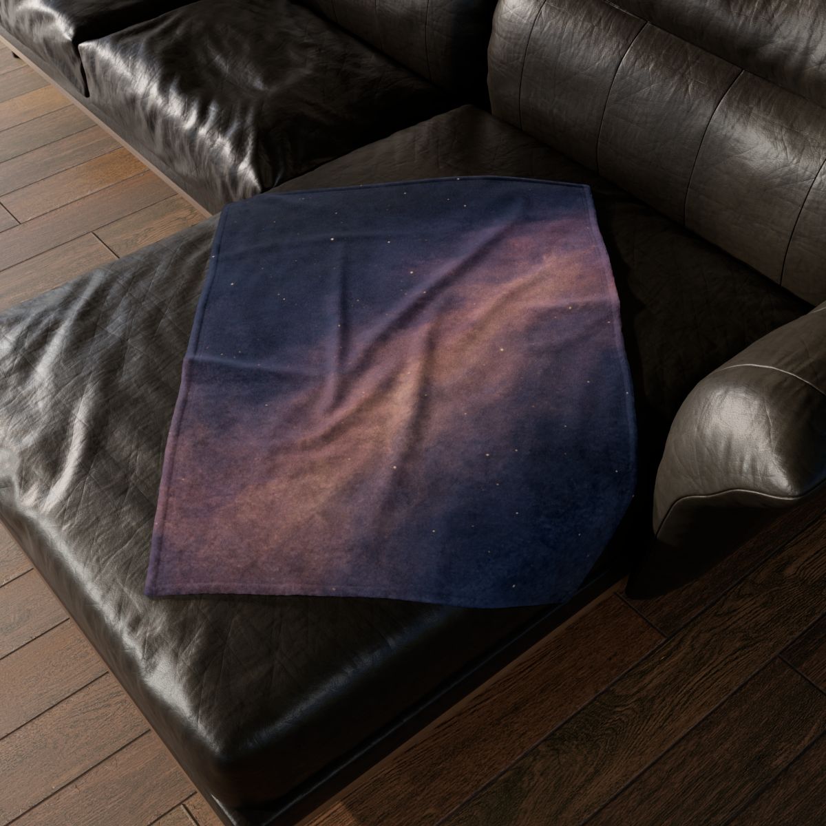 Spectral Dustfall Drift stylish throw blankets