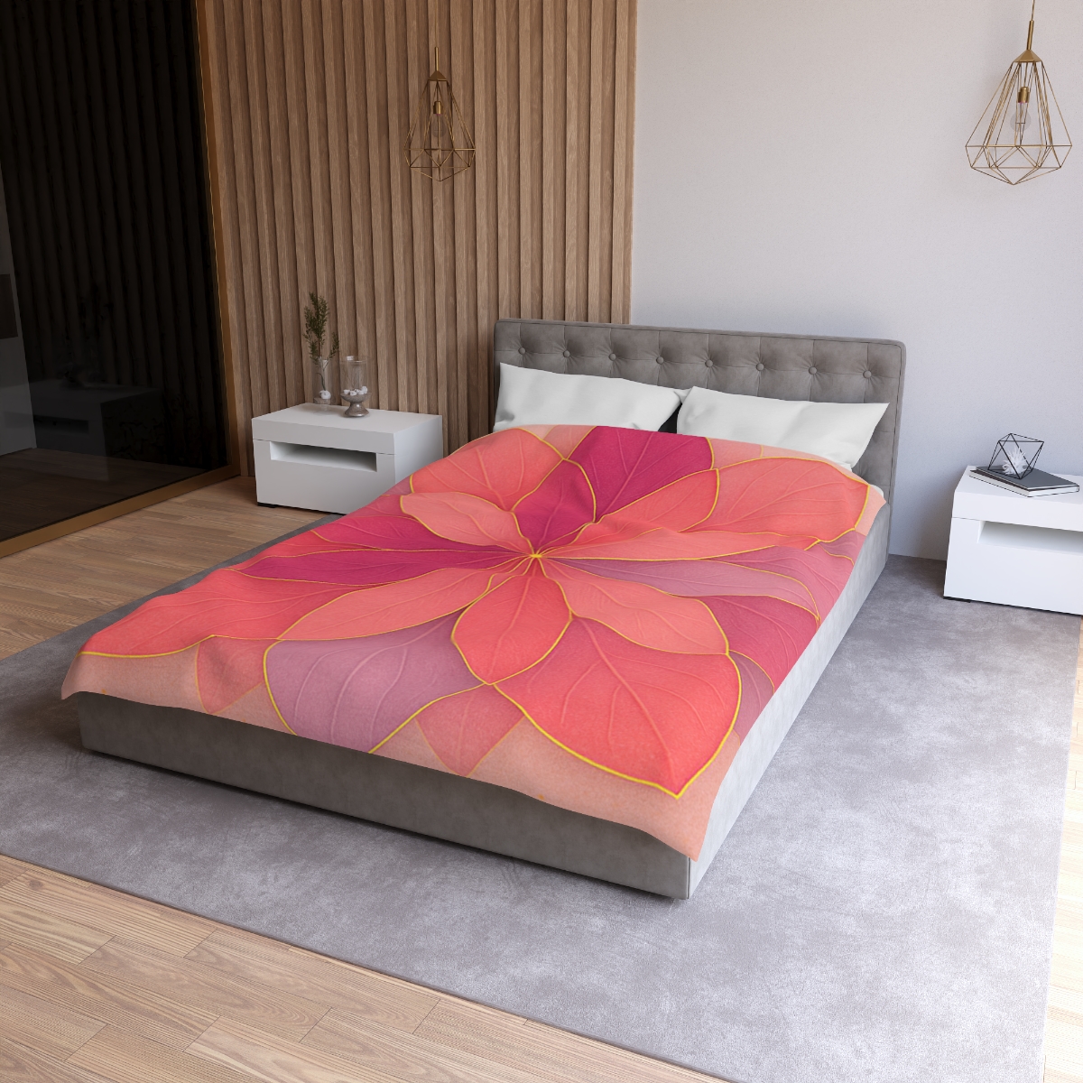 Petal Prism Overlap trendy bedroom duvets