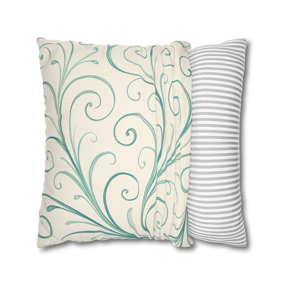 Tendril Wave Filigree custom pillow cases