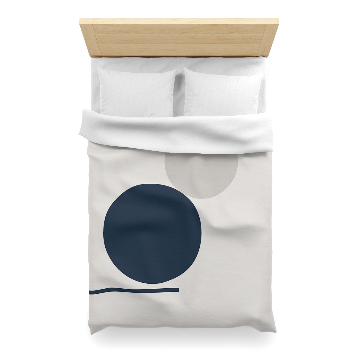 Three Orbiting Forms personalized bedding duvets