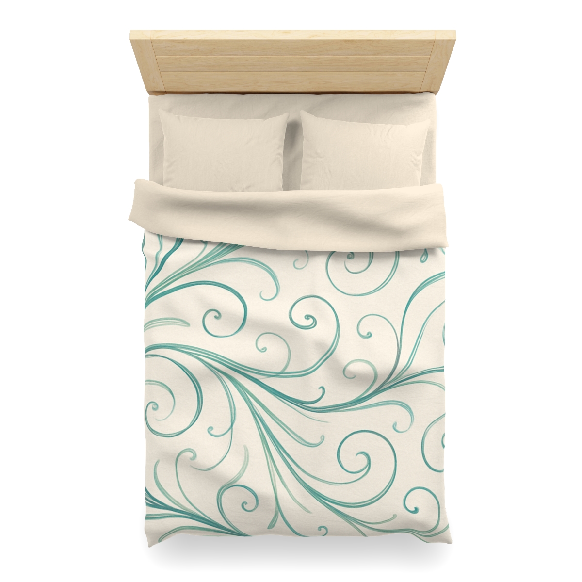 Tendril Wave Filigree personalized bedding duvets