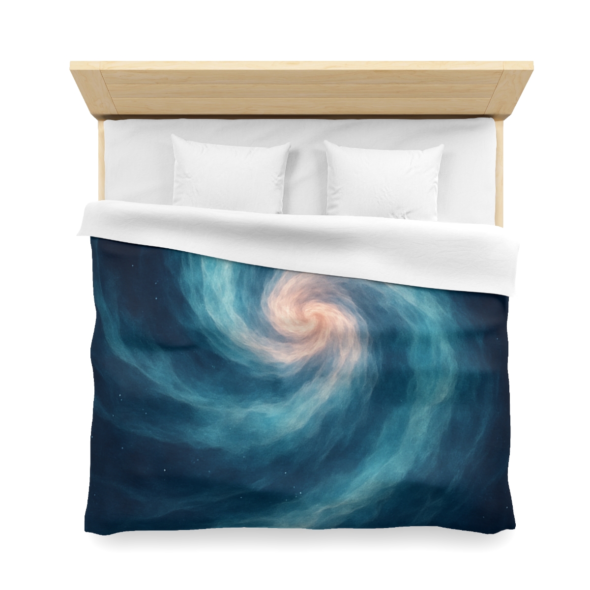 Nebula Silk Spiral personalized bedding duvets