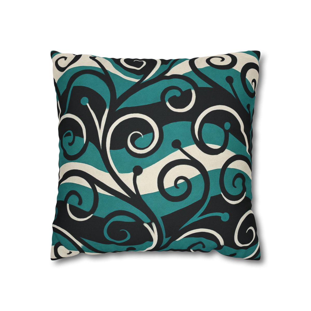Vine Curl Wave Interference custom pillow cases