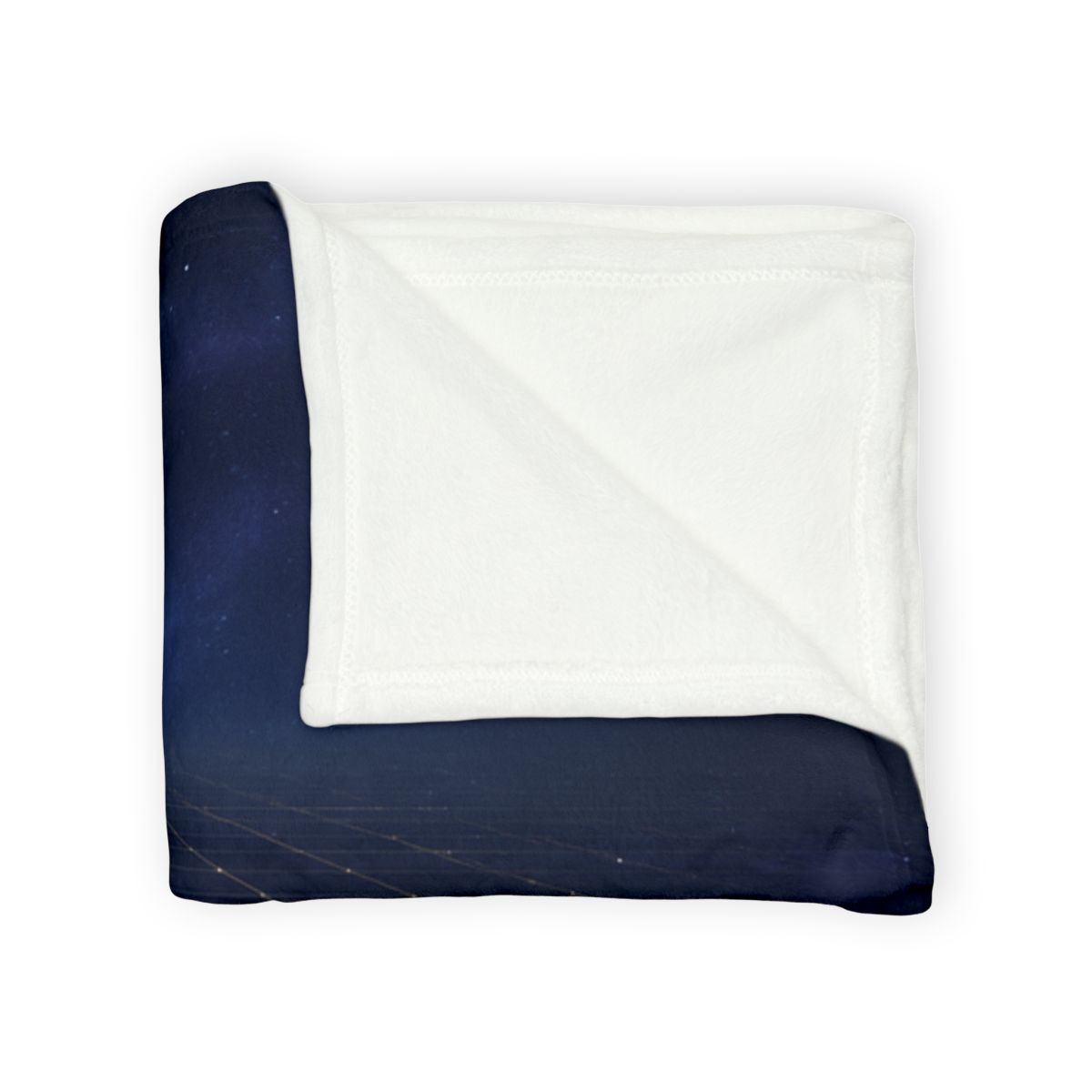 Luminous Cosmic Lattice decorative home blankets