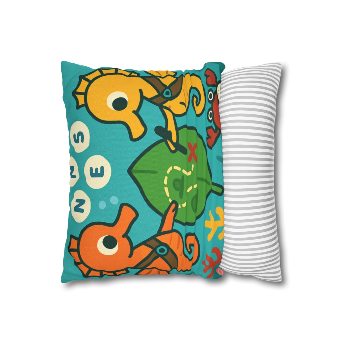 Underwater Map Makers The Seahorse Scouts custom pillow cases