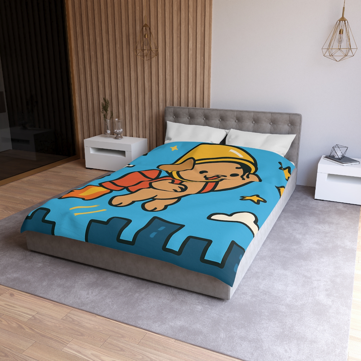 Rocket Puppy Patrol stylish duvet covers