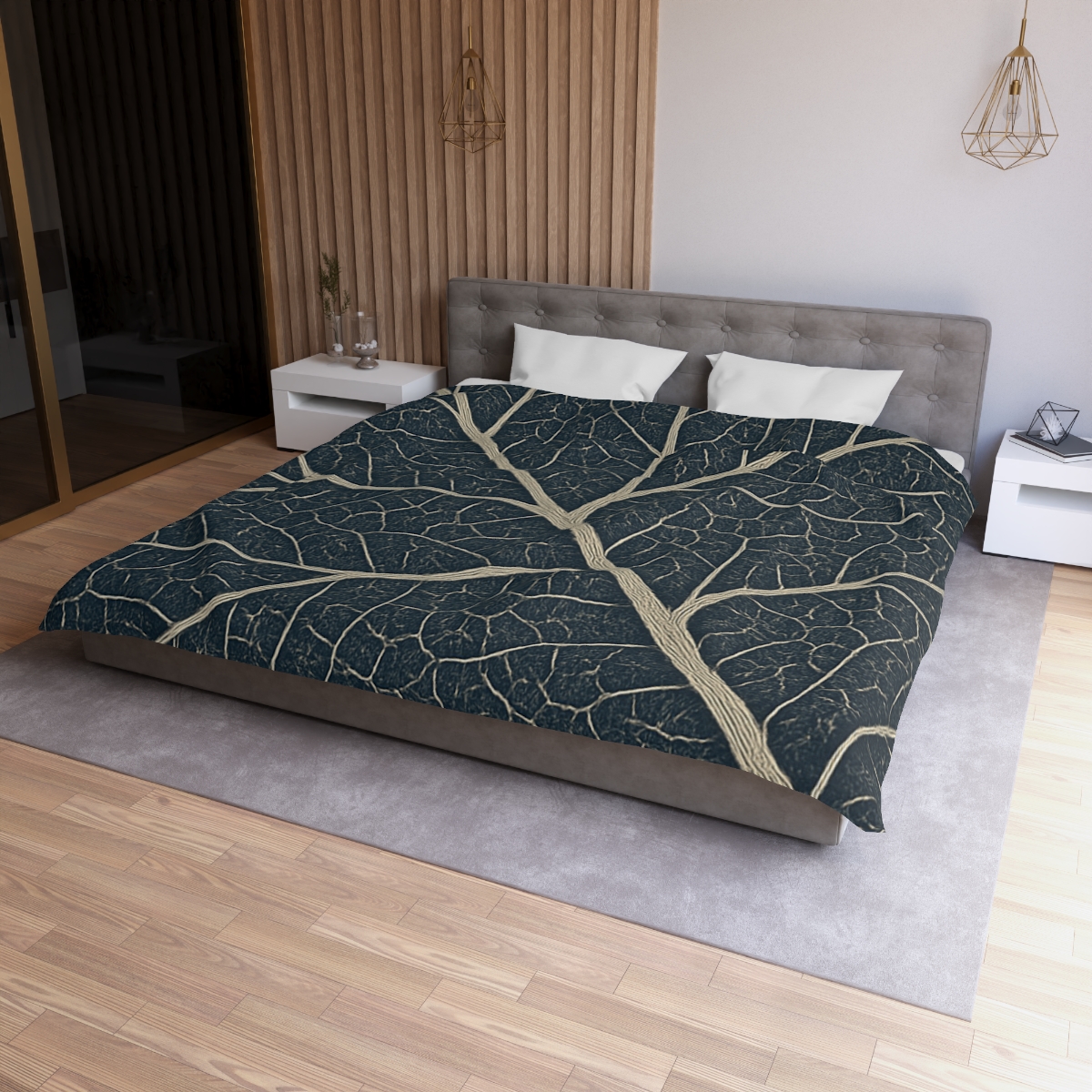 Leaf Vein Starchart Lattice duvets for gifts
