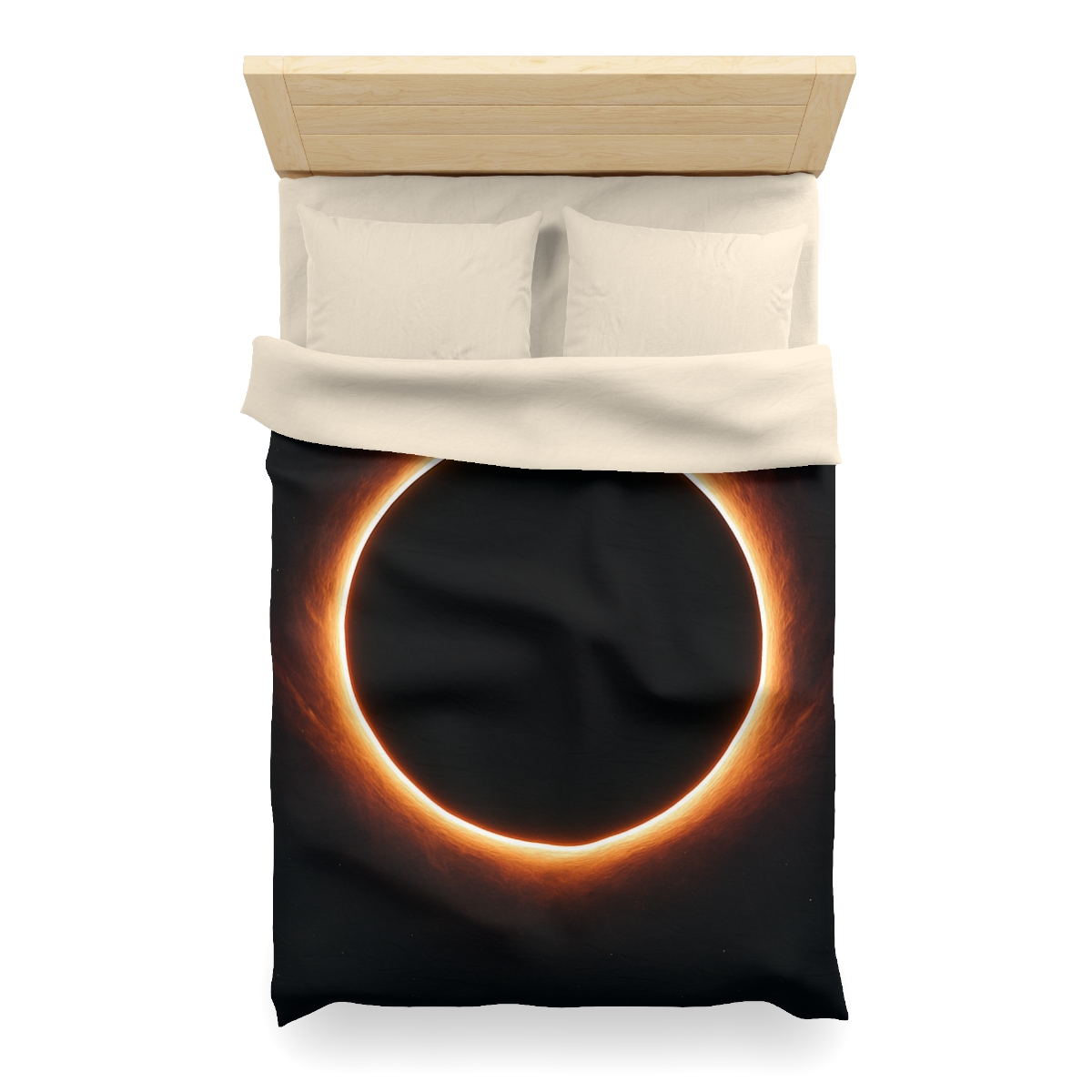 Dark Horizon Singularity Glow personalized bedding duvets