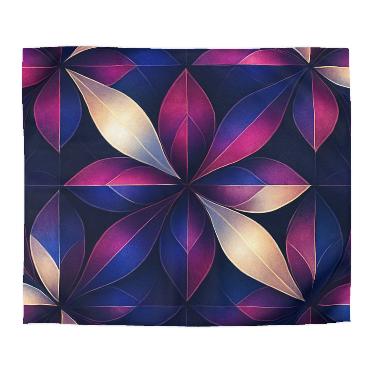 Petal Prism Tessellation unique patterned duvets