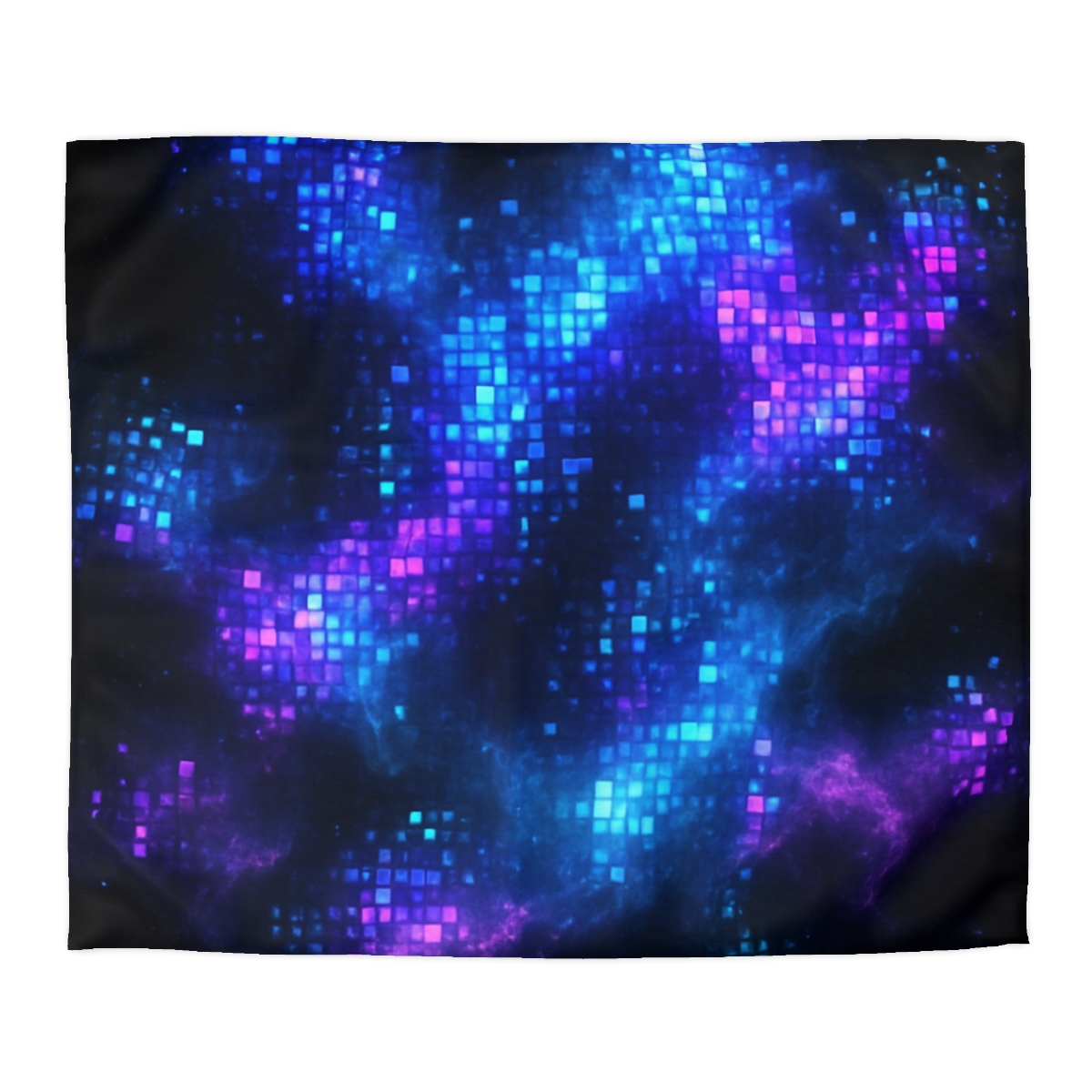 Quantum Nebula Mosaic designer printed duvets