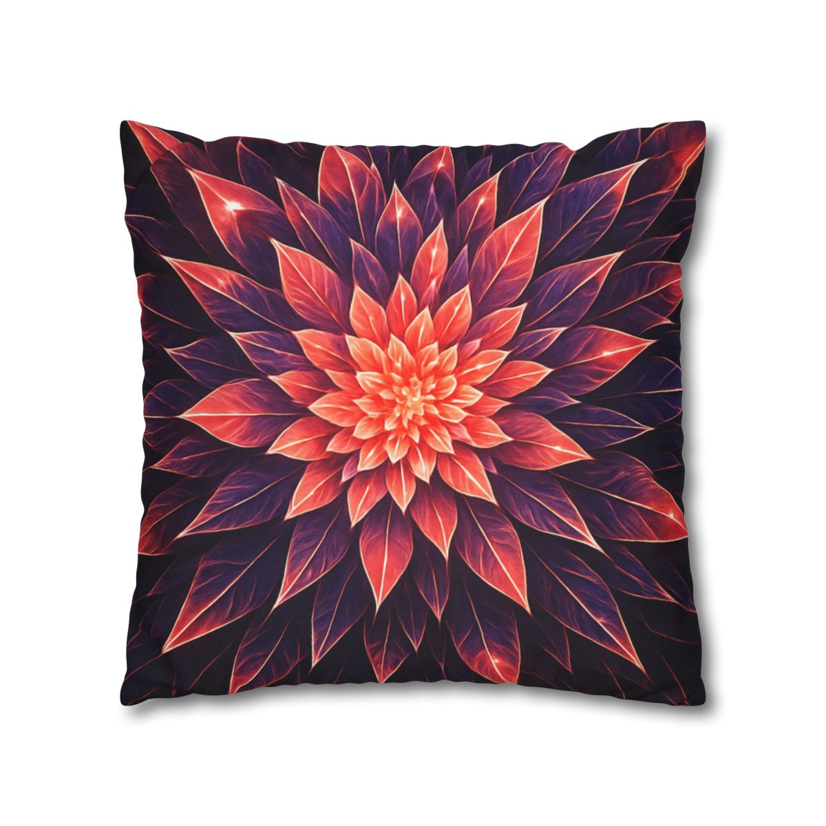 Cosmic Bloom Fractal comfortable bedding pillow covers