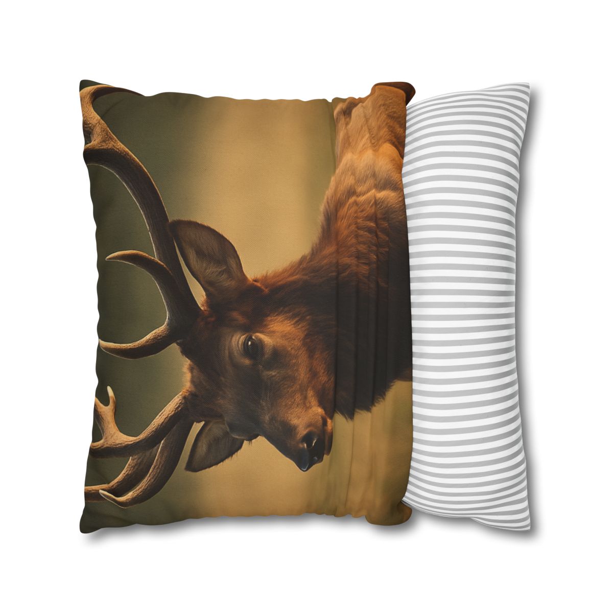 Antler Crown Mountain Elk soft cotton pillow cases