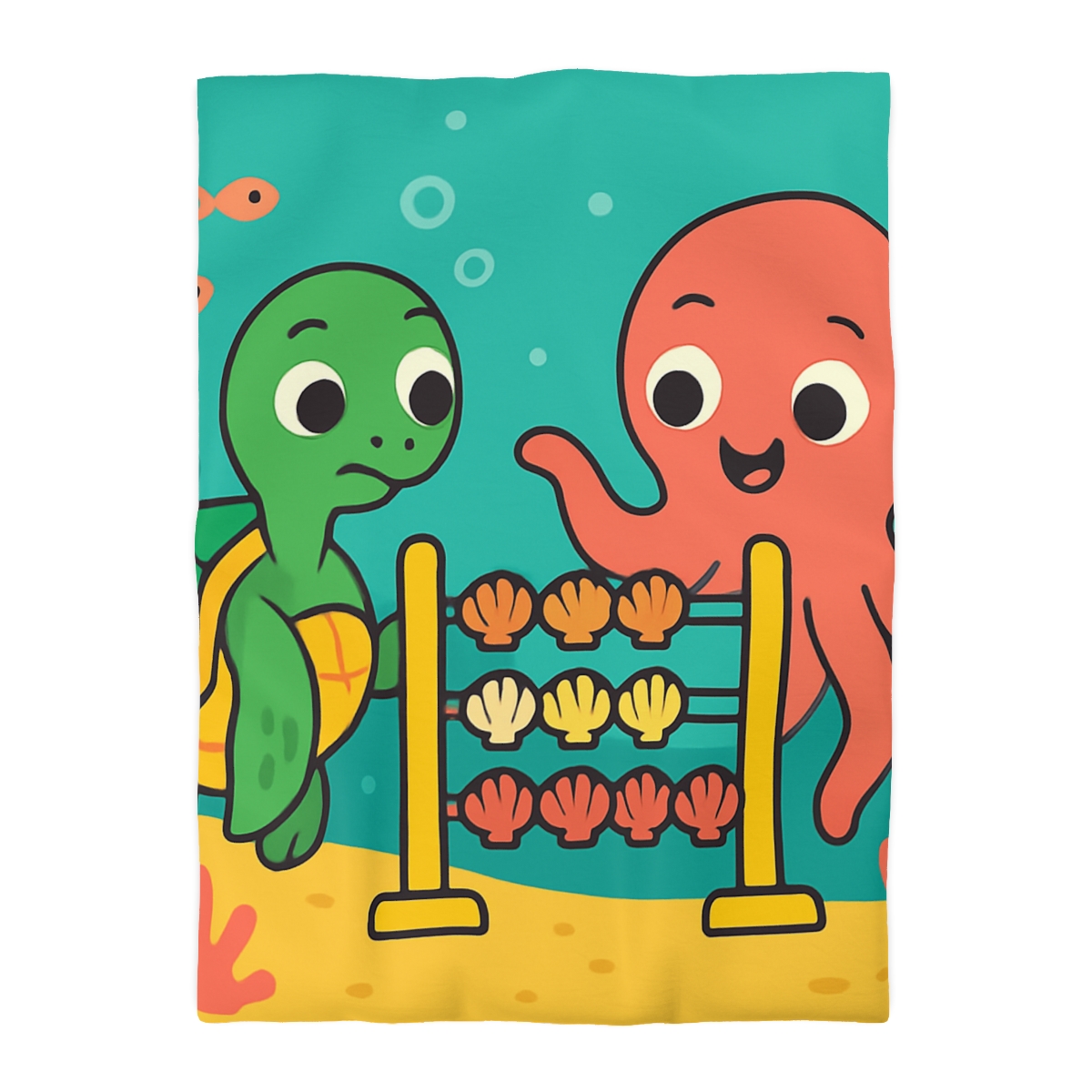 Coral Reef Codebreakers designer printed duvets