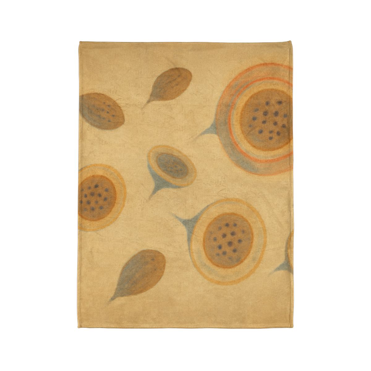 Seed Pod Halo Cluster designer printed blankets