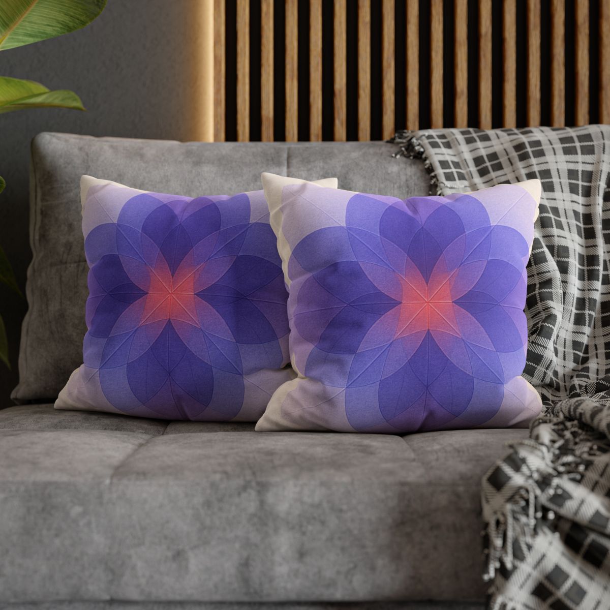 Petal Prism Overlap custom pillow cases