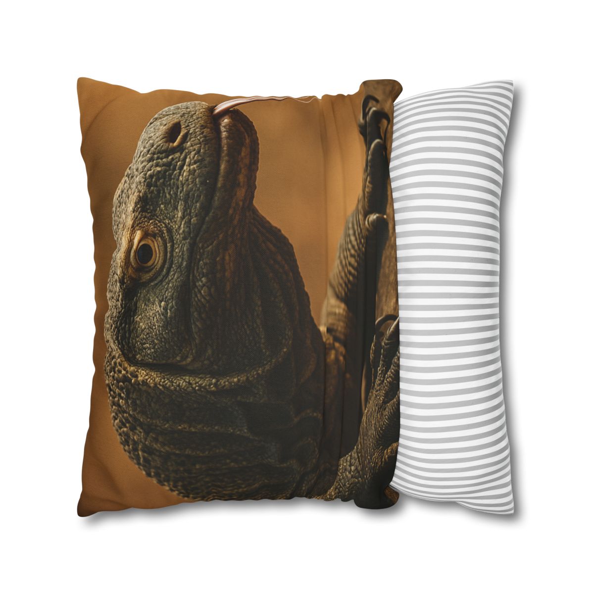 Ancient Sentinel Komodo Dragon trendy patterned pillow cases