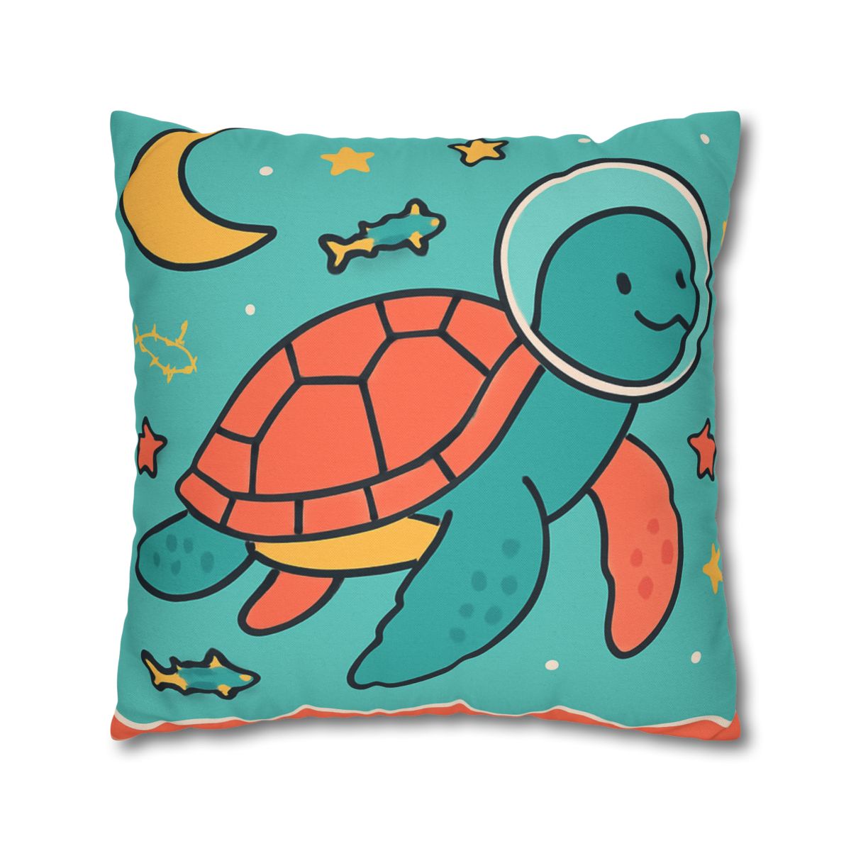 Starship Sea Turtle Explorer comfortable bedding pillow covers