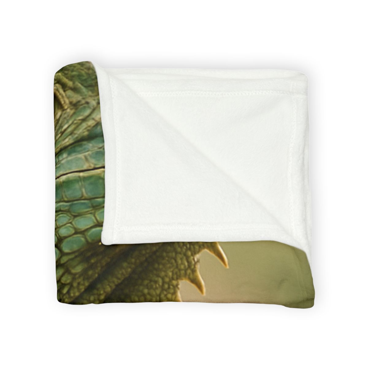Sunlit Armor Green Iguana unique gift blankets