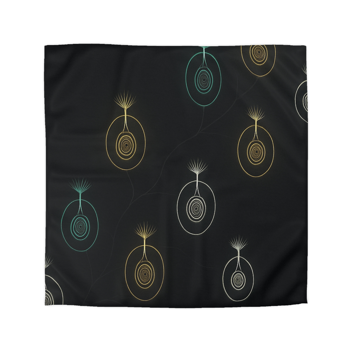 Seed Pod Halo Constellation personalized bedding duvets