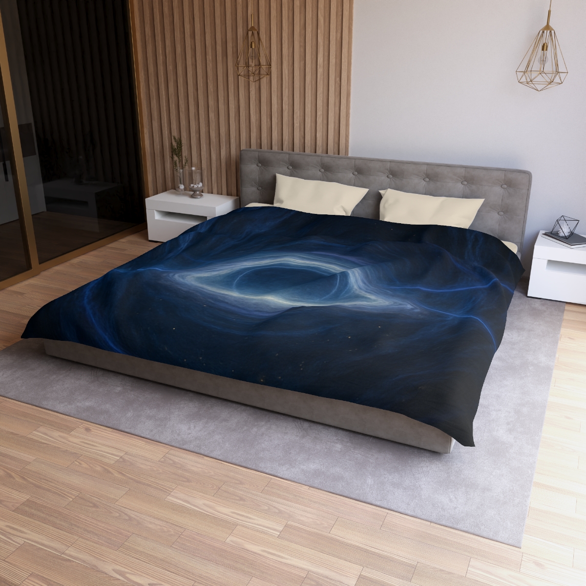 Luminous Event Horizon Veil stylish duvet covers