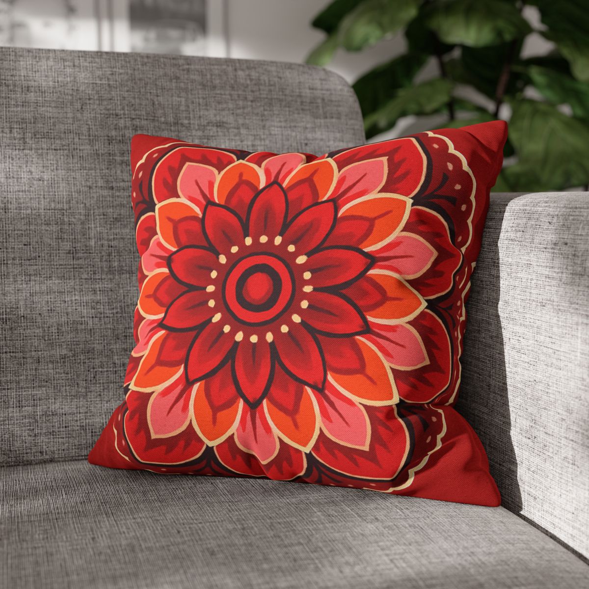 Bloom Burst Mandala trendy patterned pillow cases