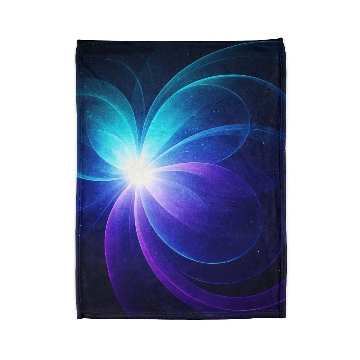 Gravitational Prism Bloom designer printed blankets