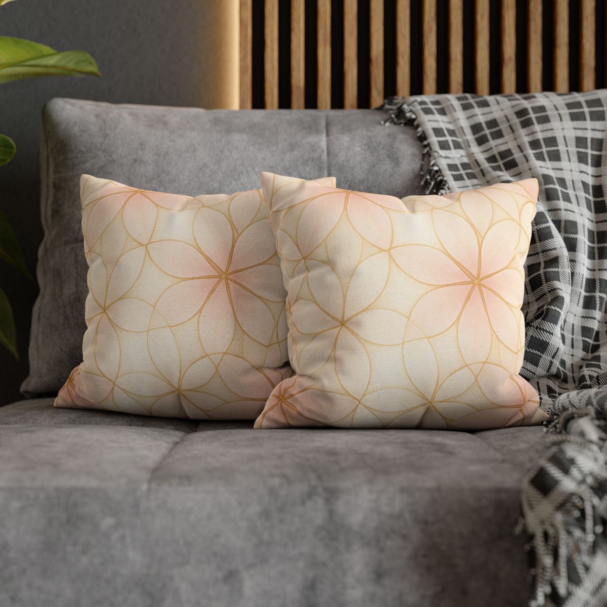 Petal Prism Lattice unique gift pillow cases