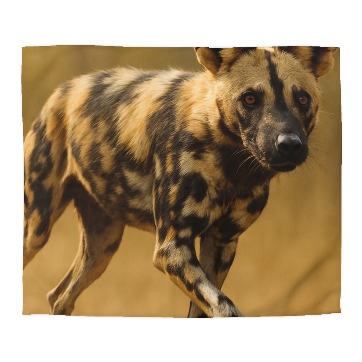 Pulse Trail Painted Dog custom duvets