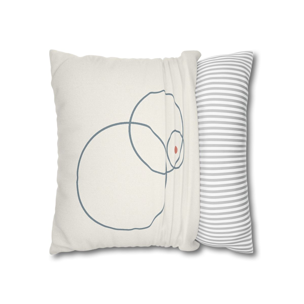 Quiet Orbit Of Three Rings stylish decorative pillowcases
