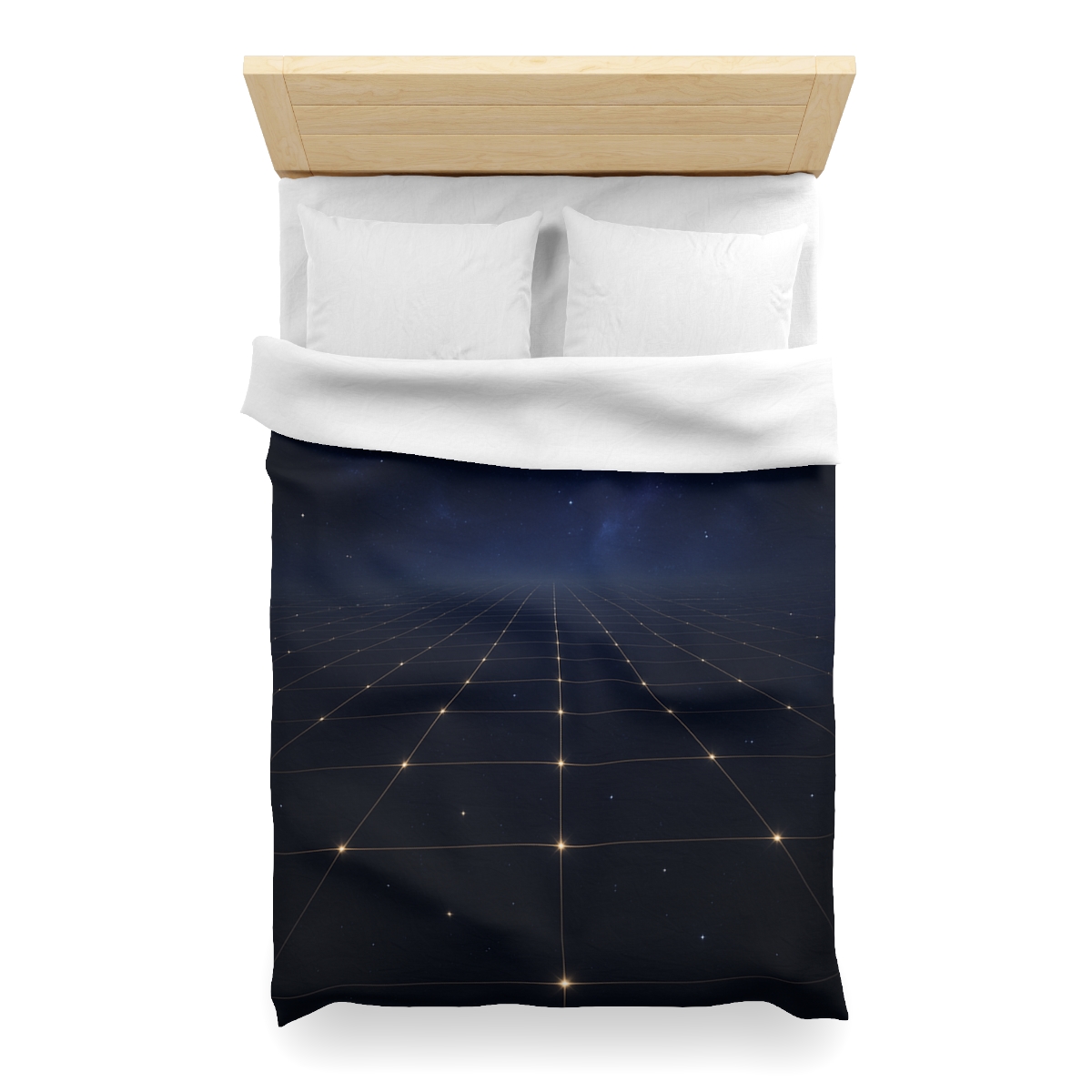 Luminous Cosmic Lattice personalized bedding duvets