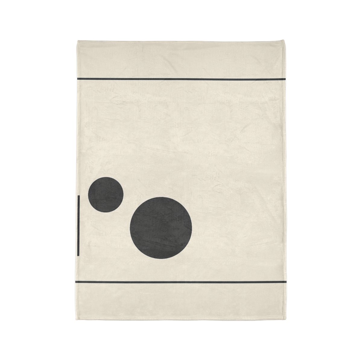 Offset Frame With Twin Disks personalized cozy blankets