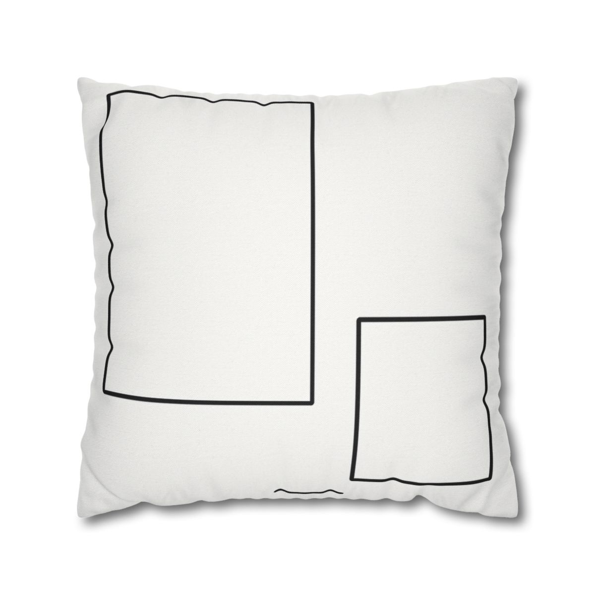 Offset Rectangle Pair With Anchor Line personalized pillow covers