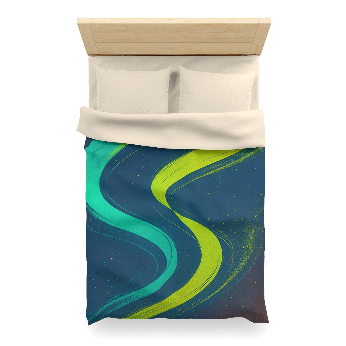 Auroral Dust Ribbon designer printed duvets