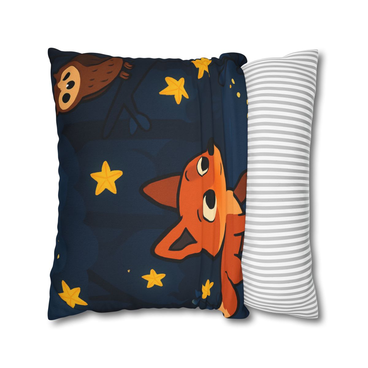 Cosmic Forest Fox personalized pillow covers