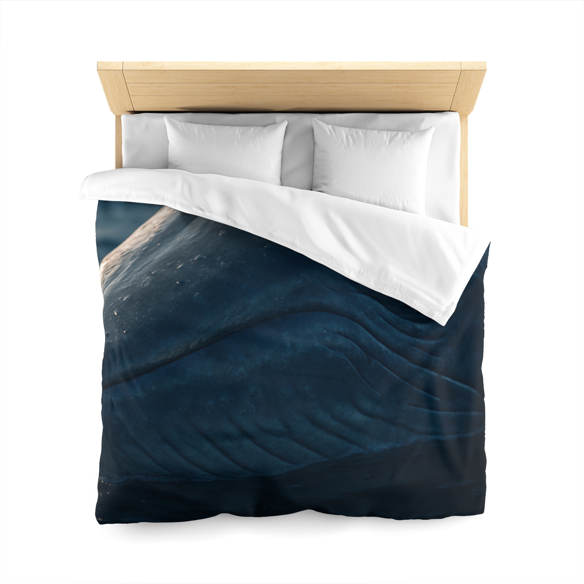 Ocean Song Blue Whale personalized bedding duvets