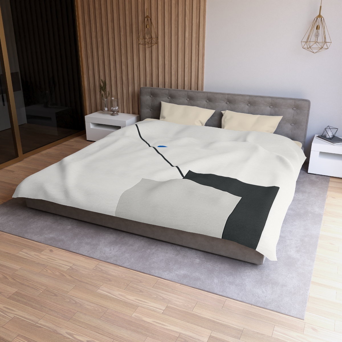 Corner Stack With Shared Diagonal trendy bedroom duvets